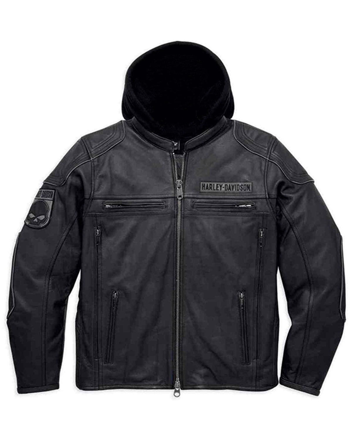 Harley Davidson Aurora Willie G Skull Leather Jacket – Elite Jacket