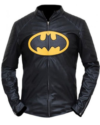 Elite Batman Biker Faux Jacket