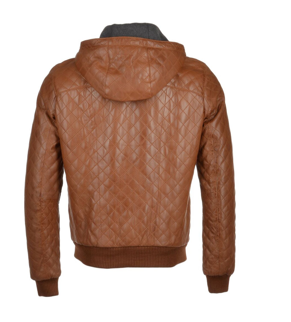Black and Brown Quilted Leather Jacket | Elite Jacket