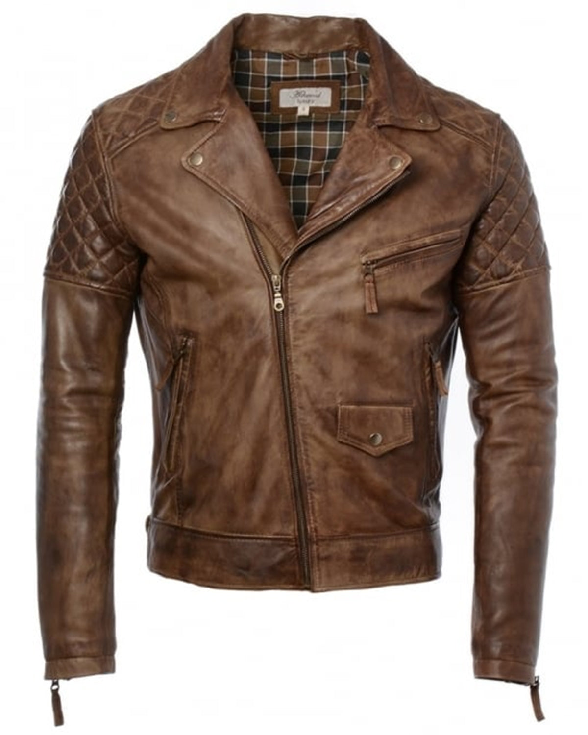 Elite Brown Vintage Motorcycle Leather Biker Jacket