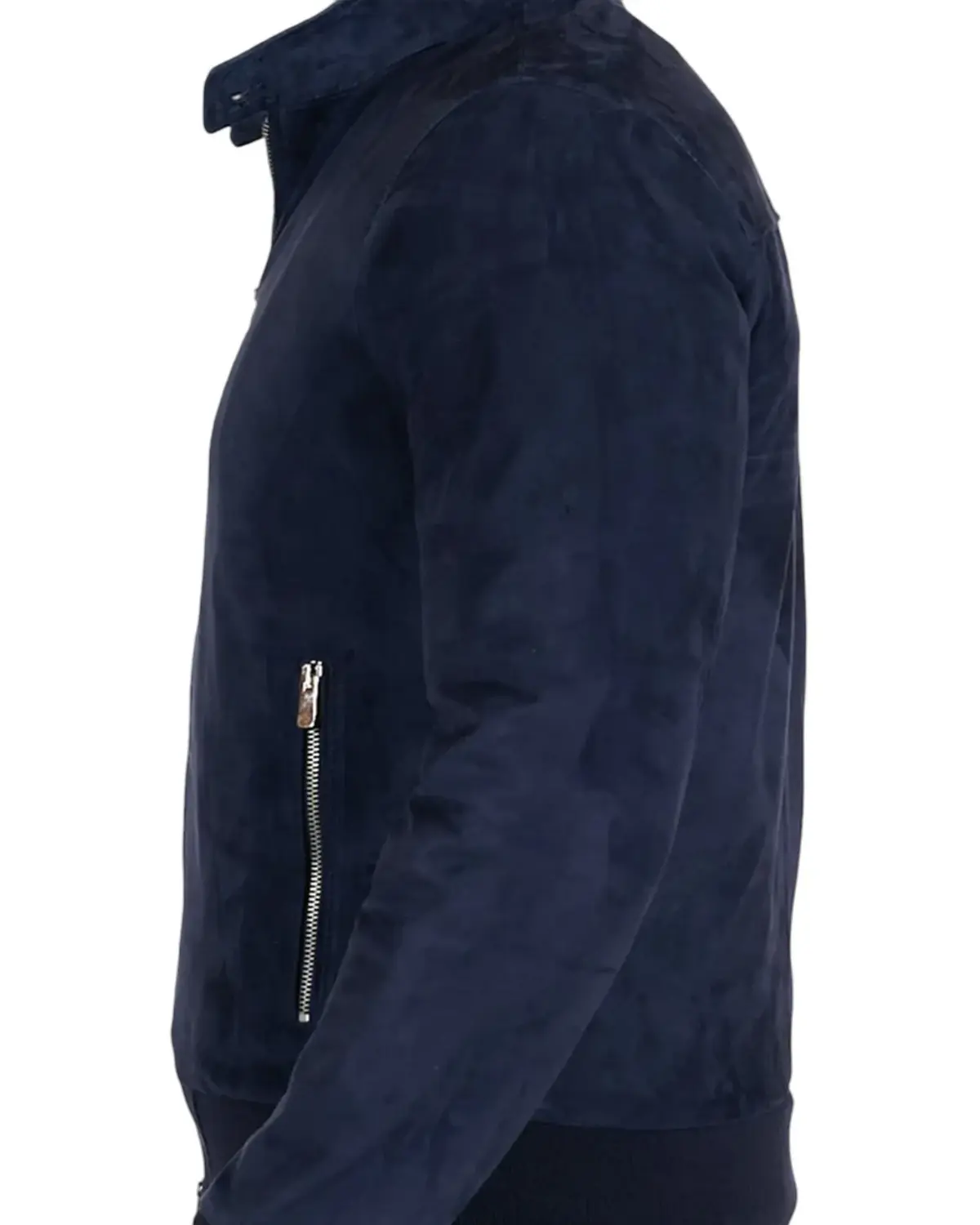 Mens Midnight Blue Suede Leather Jacket | Elite Jacket