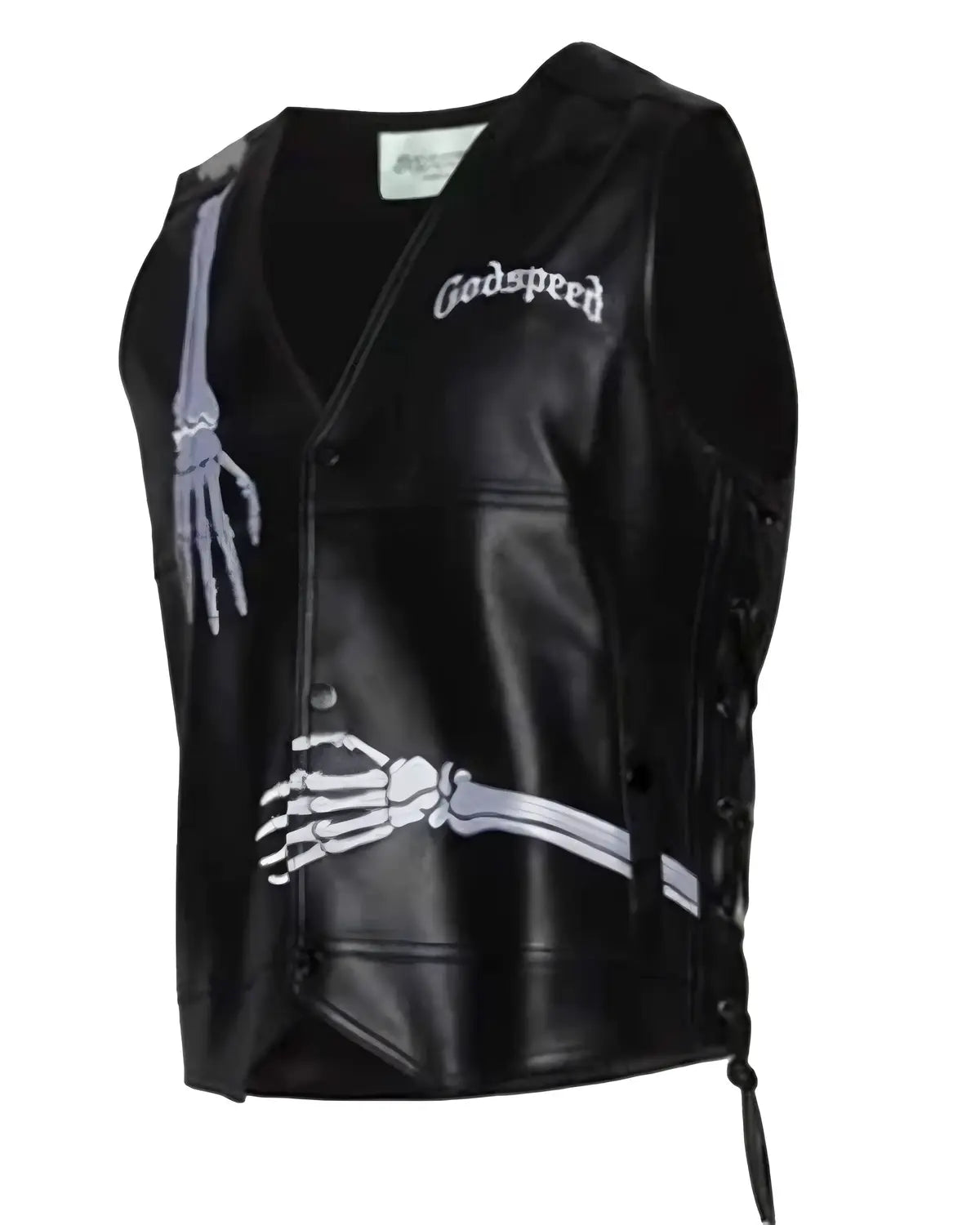 Womens Halloween NYC Godspeed Leather Vest | Elite Jacket