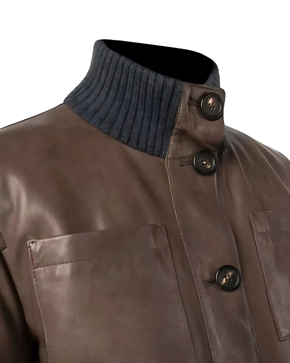 Womens Brown Leather Bomber Jacket | Elite Jacket