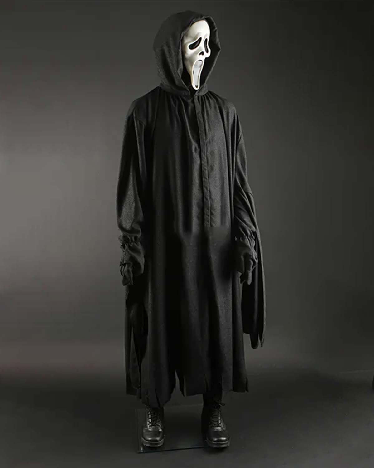 Scream 2023 Ghost Hooded Costume | Elite Jacket