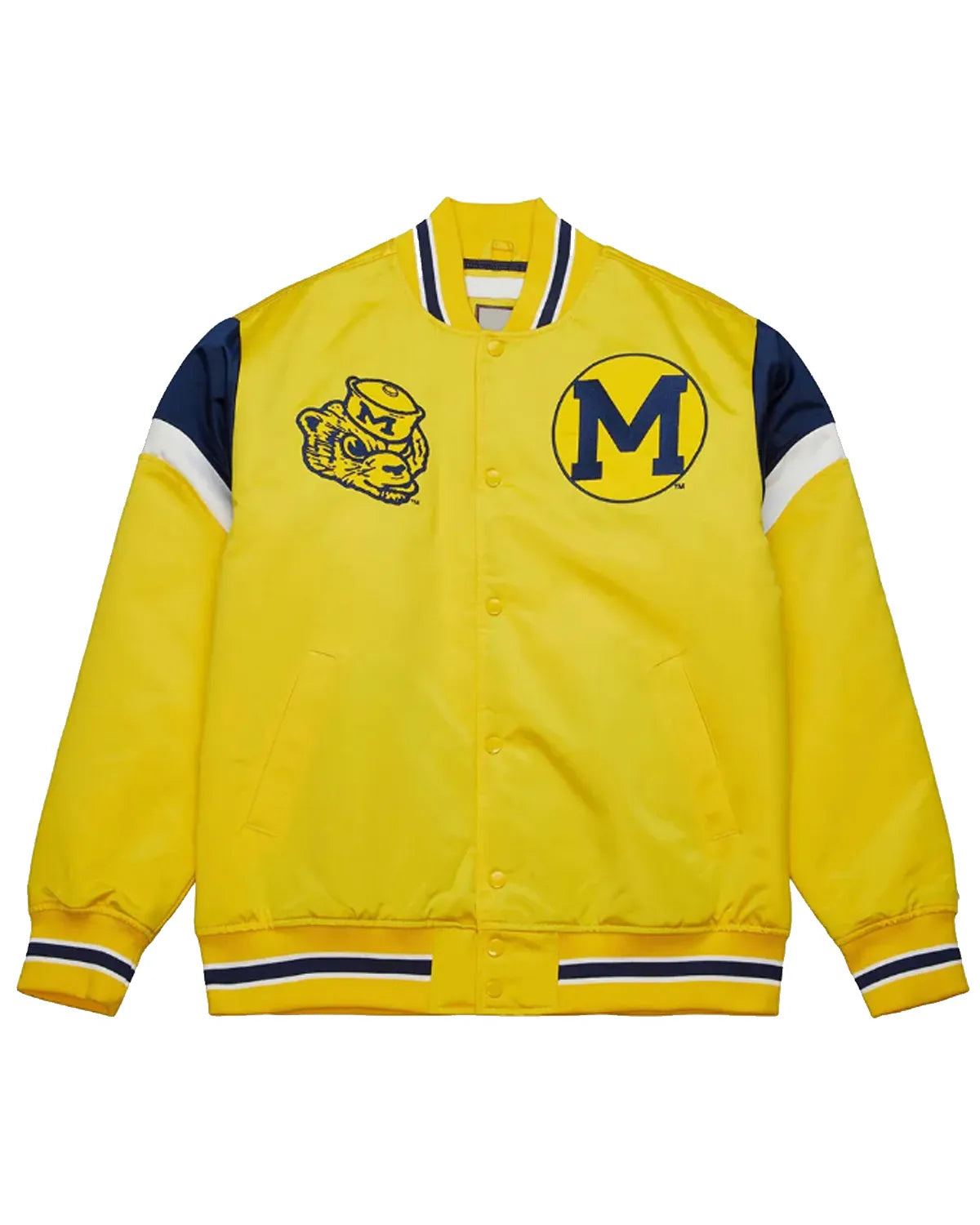 University of Michigan Heavyweight Satin Jacket - Main product image