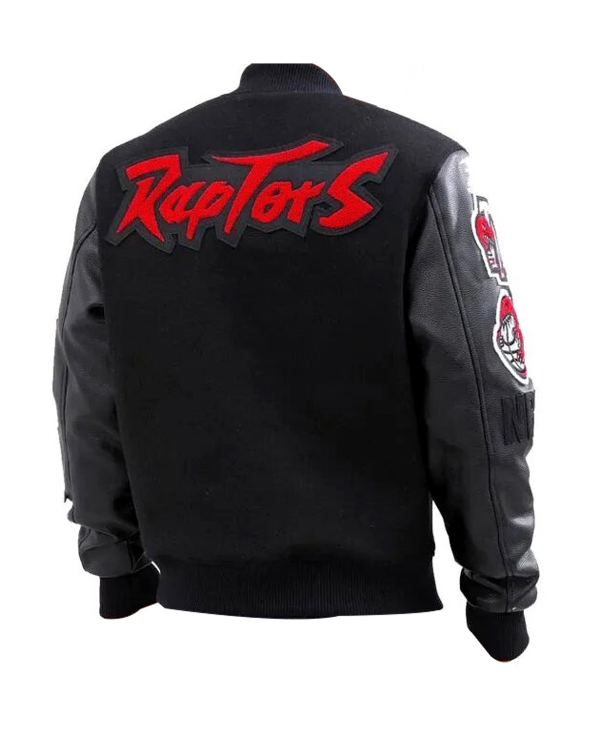 Toronto Raptors NBA Black Letterman Jacket - Main product image