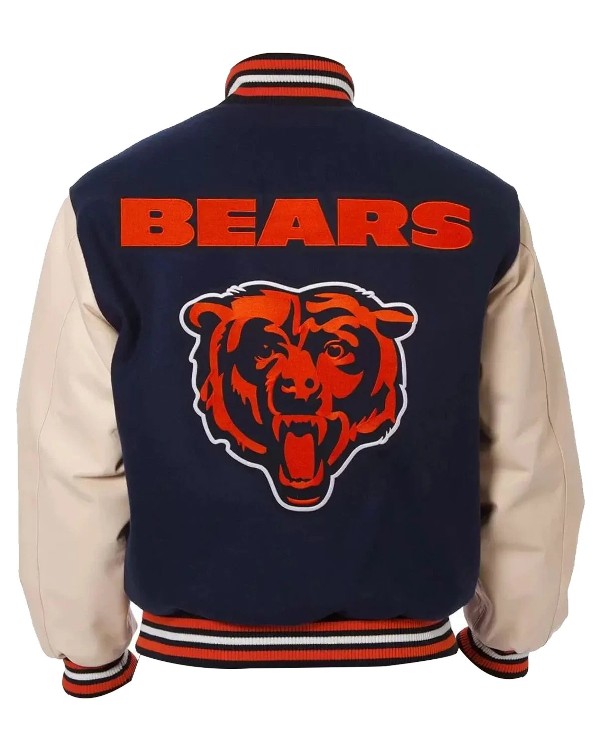 Chicago Bears Varsity Navy Blue Jacket - Main product image