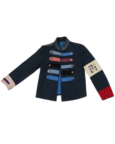 Chris Martin Viva La Vida Coldplay Jacket front black.webp