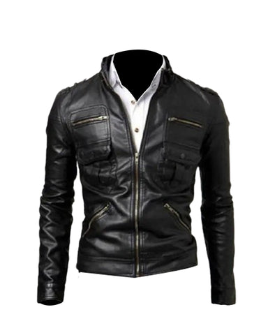 13 Reasons Why S04 Brandon Flynn Leather Jacket - Main product image