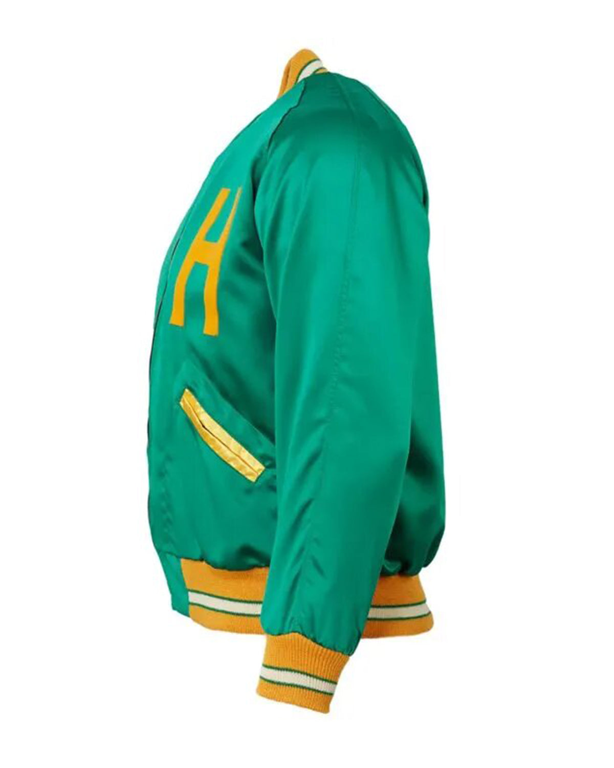 1961 Hawaii Islanders Green Satin Jacket - Main product image