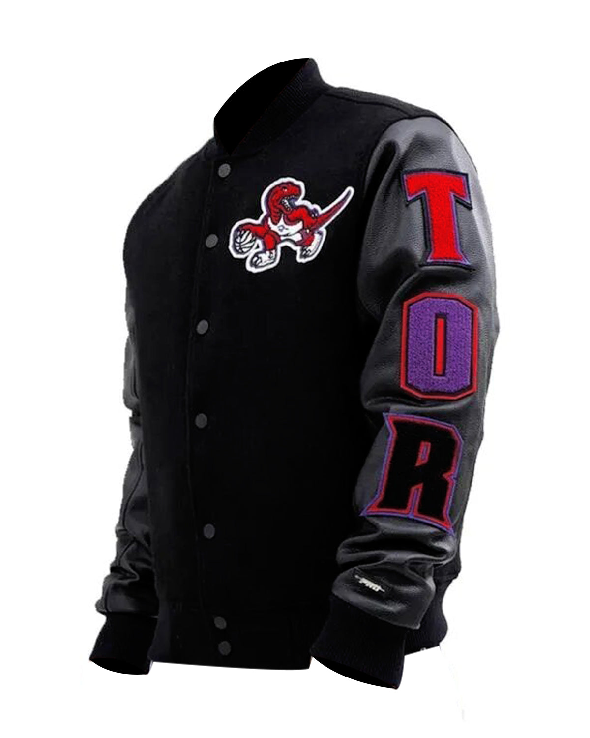 Toronto Raptors NBA Black Letterman Jacket - Main product image
