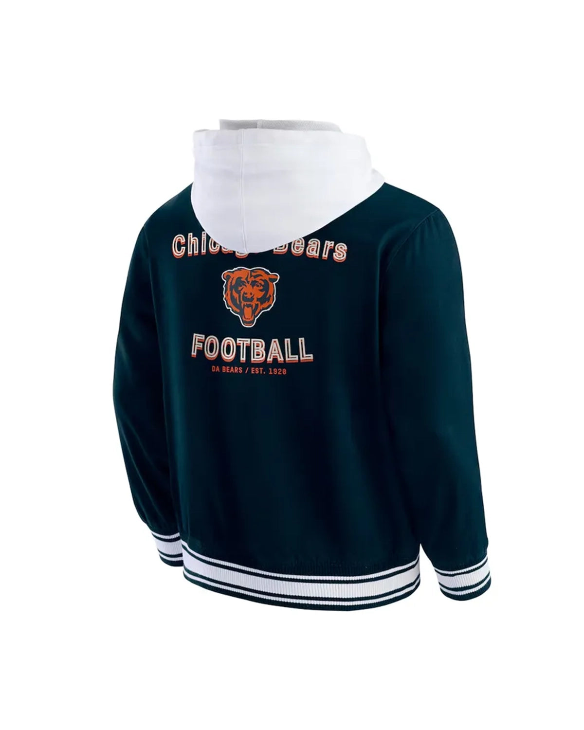 NFL Navy Blue Chicago Bears Hooded Jacket | Elite Jacket