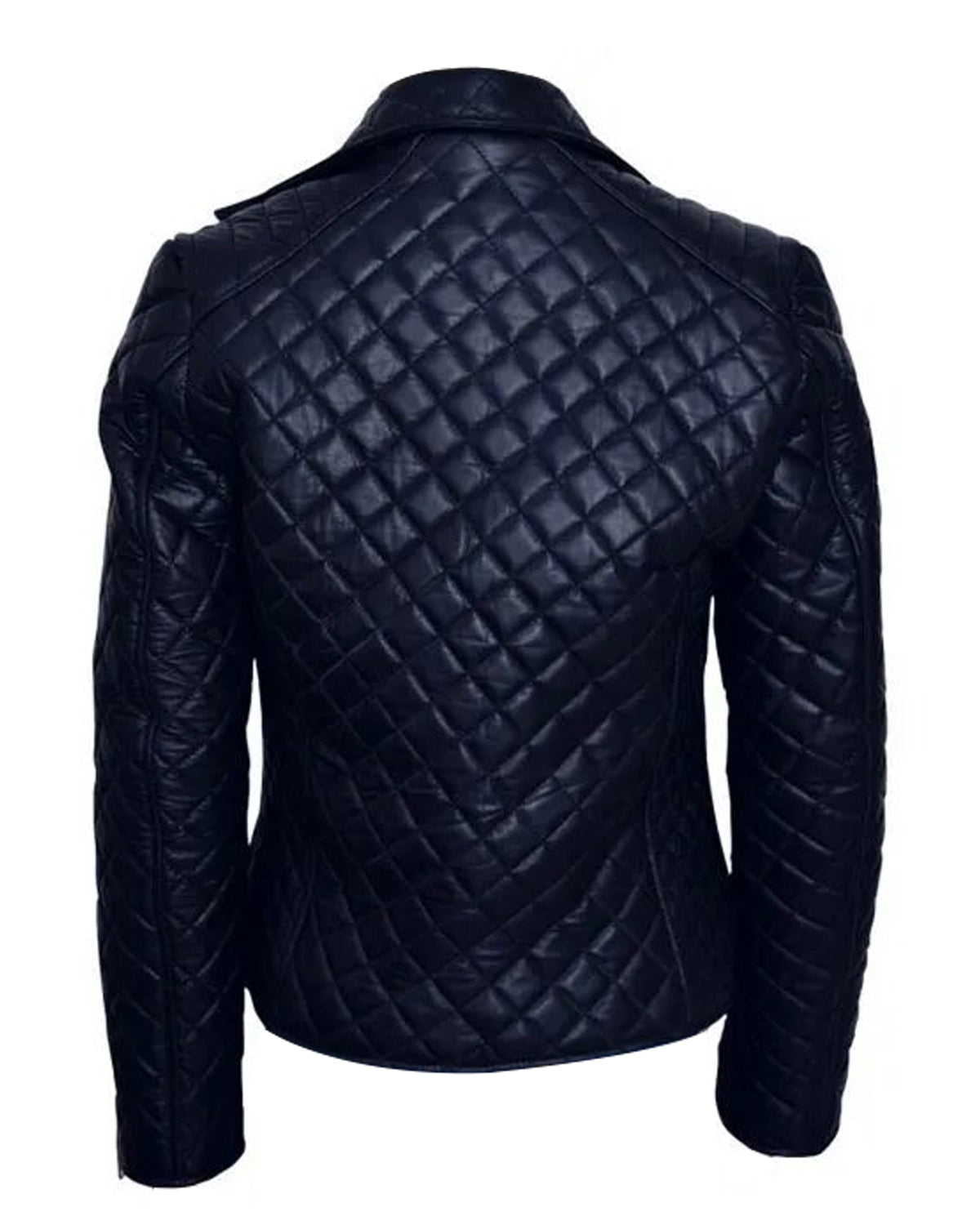 Vampire Academy Zoey Deutch Quilted Black Leather Jacket - Main product image