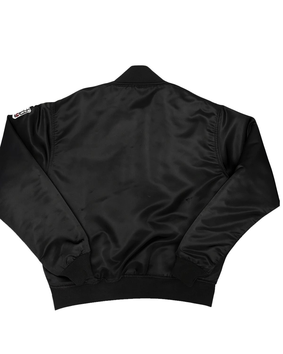 Starter Raiders LA Bomber BlackSilver Jacket back black.webp