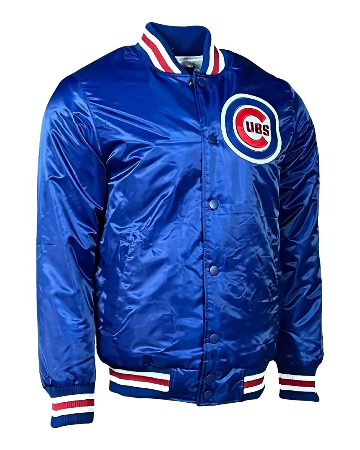 Chicago Cubs Varsity Satin Baseball Jacket - Main product image