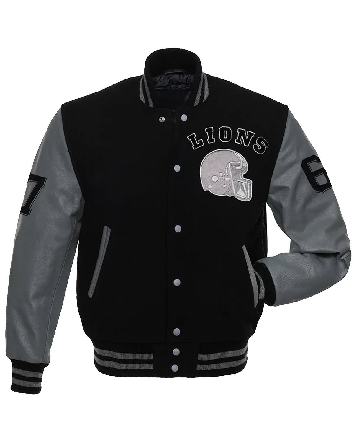 Venom 2 Tom Hardy Detroit Lions Varsity Jacket - Main product image