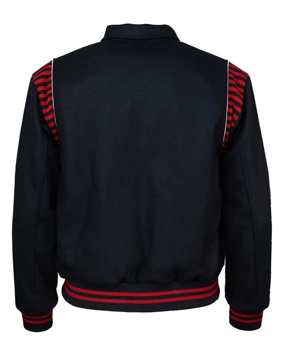 1950 Detroit Stars Black Wool Varsity Jacket - Main product image