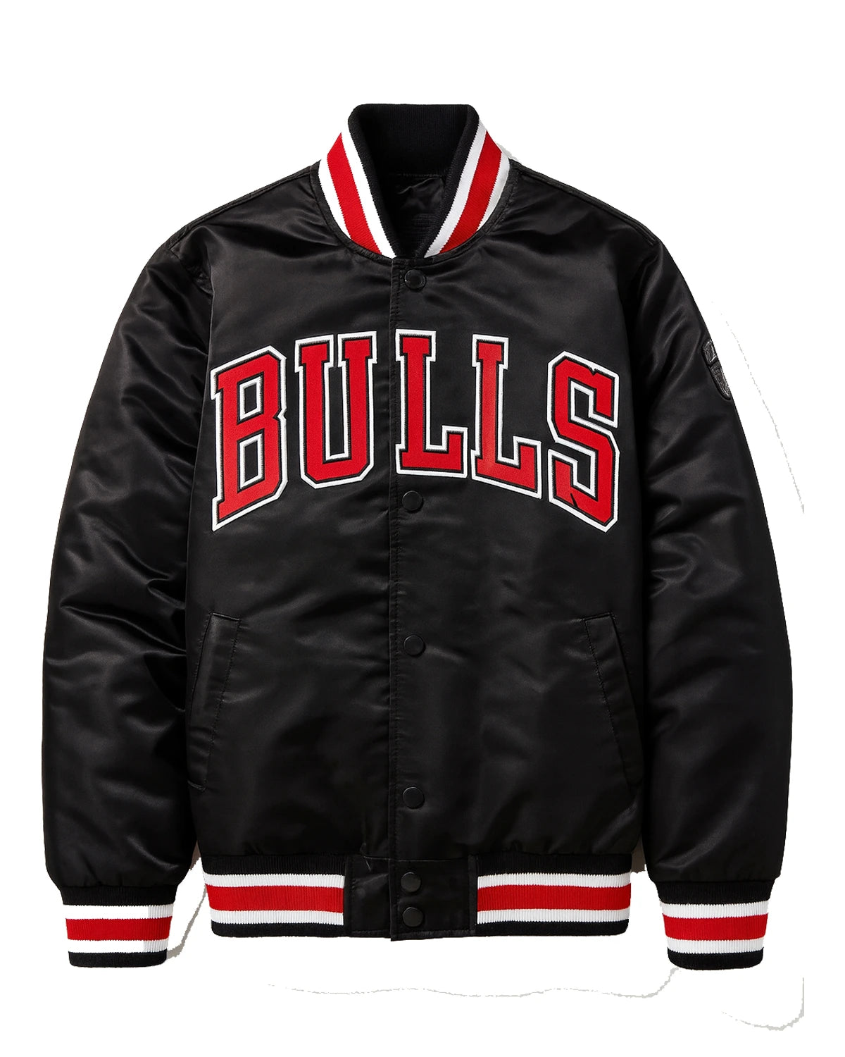 Starter Bomber Chicago Bulls Black Satin Jacket - Main product image