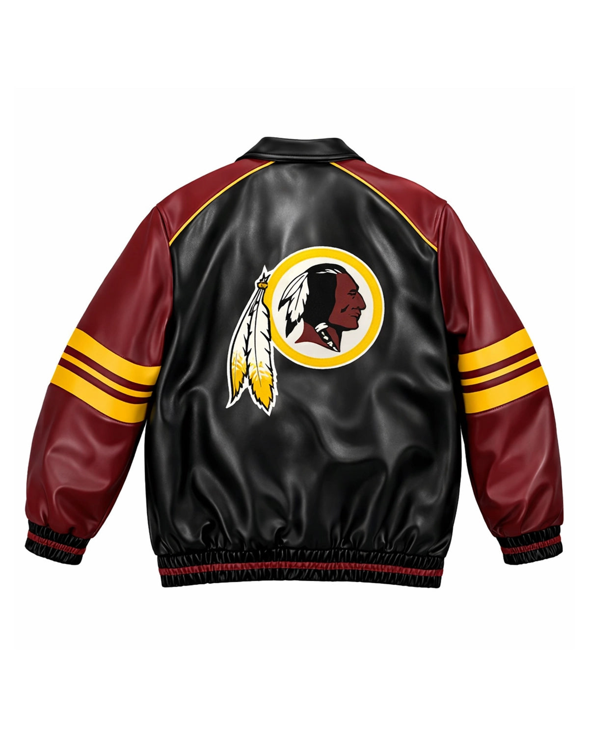 Burgundy Washington Redskins Leather Jacket | Elite Jacket Burgundy Washington Redskins Leather Jacket | Elite Jacket