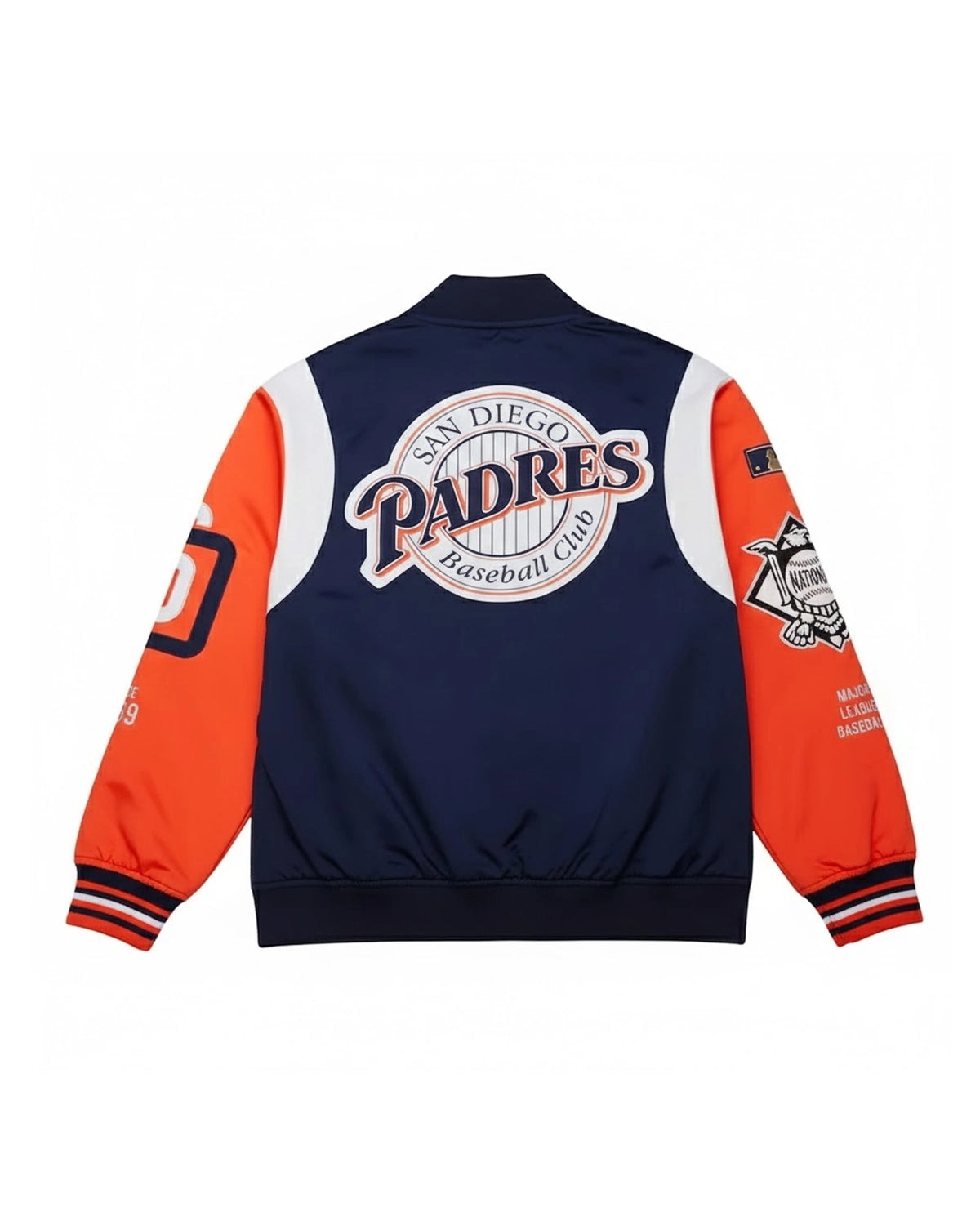 Mens San Diego Padres Cooperstown Team Origins Satin Jacket