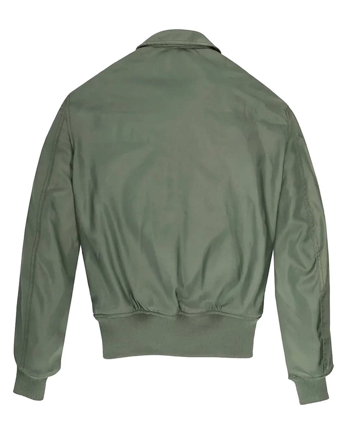 Top Gun Maverick Tom Cruise Bomber Jacket back grayish green.webp