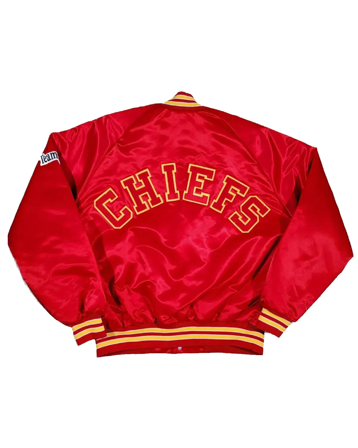 80s Kansas City Chiefs Satin Jacket - Main product image