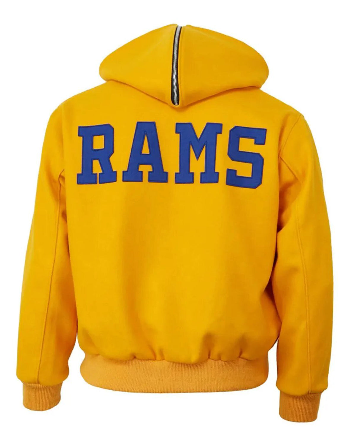 1950 LA Rams Yellow Hooded Jacket - Main product image