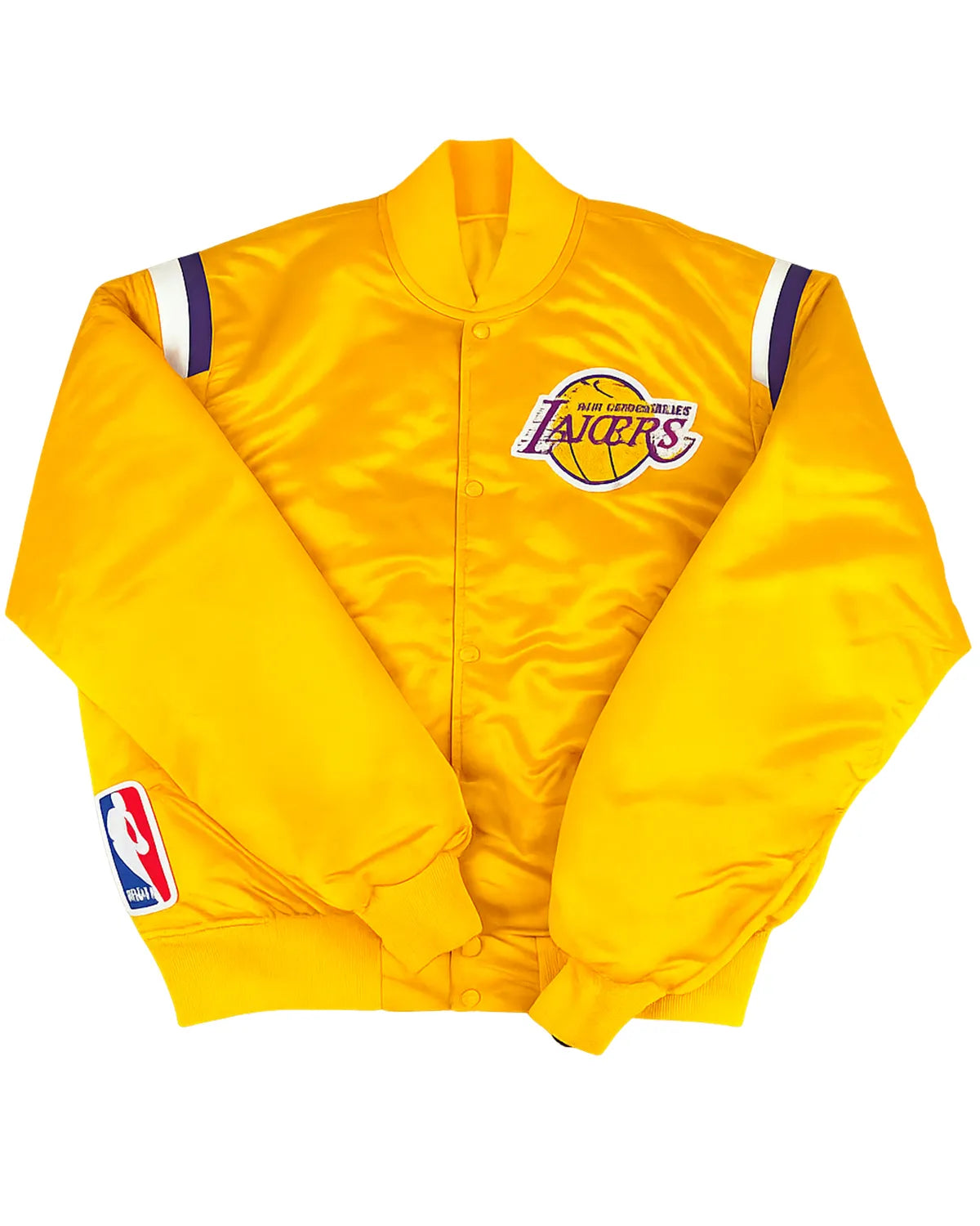 LA 80s Lakers Satin Jacket - Main product image