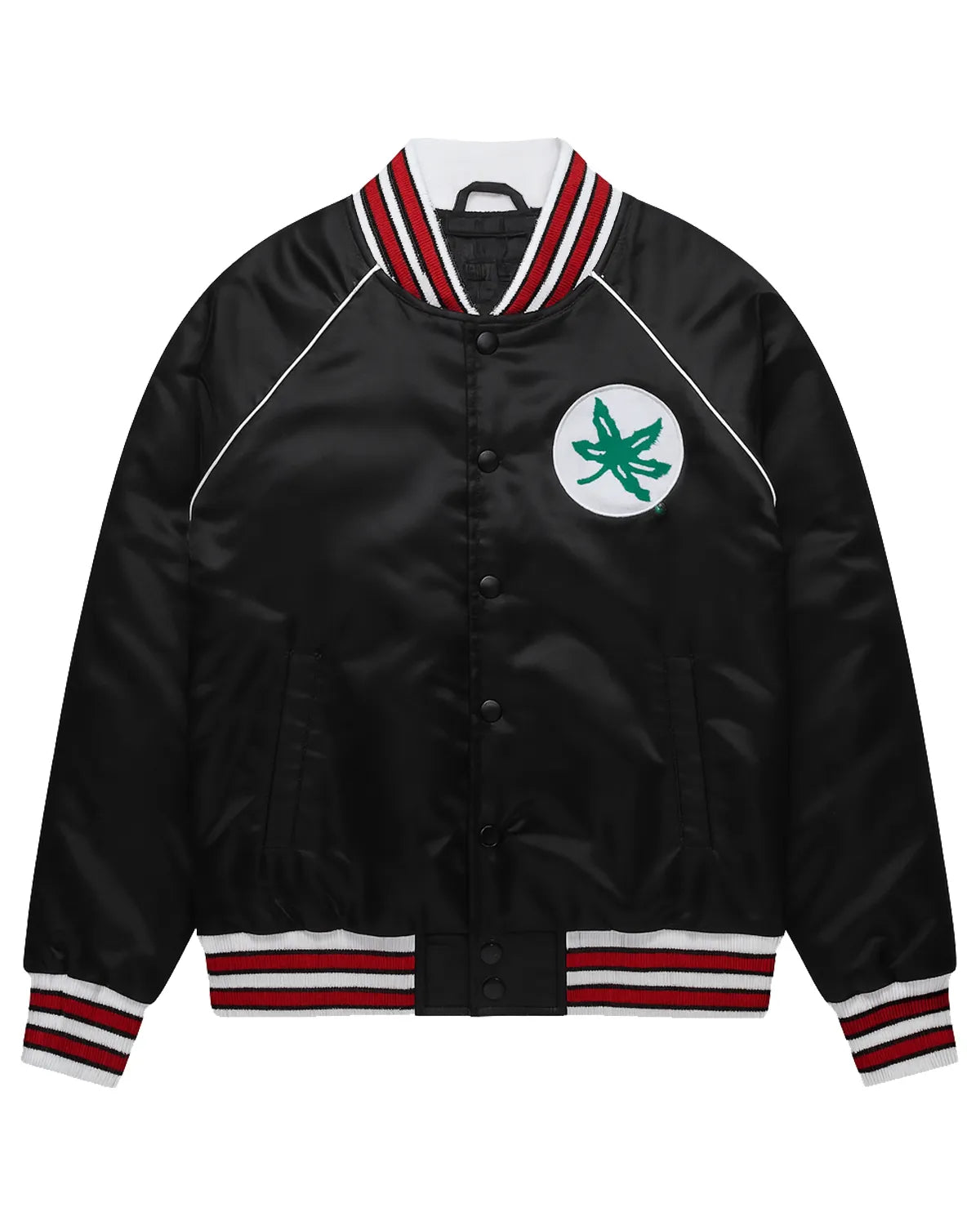 Ohio Script Blackout Gameday Satin Black Jacket - Main product image