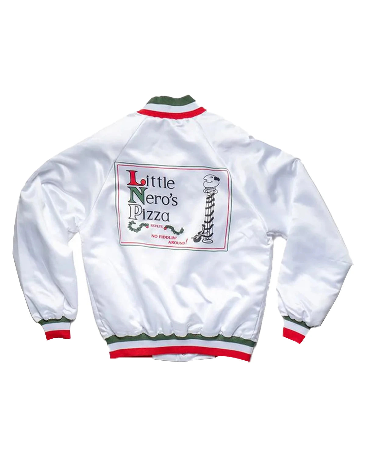Pizza Boy Home Alone White Bomber Jacket - Main product image
