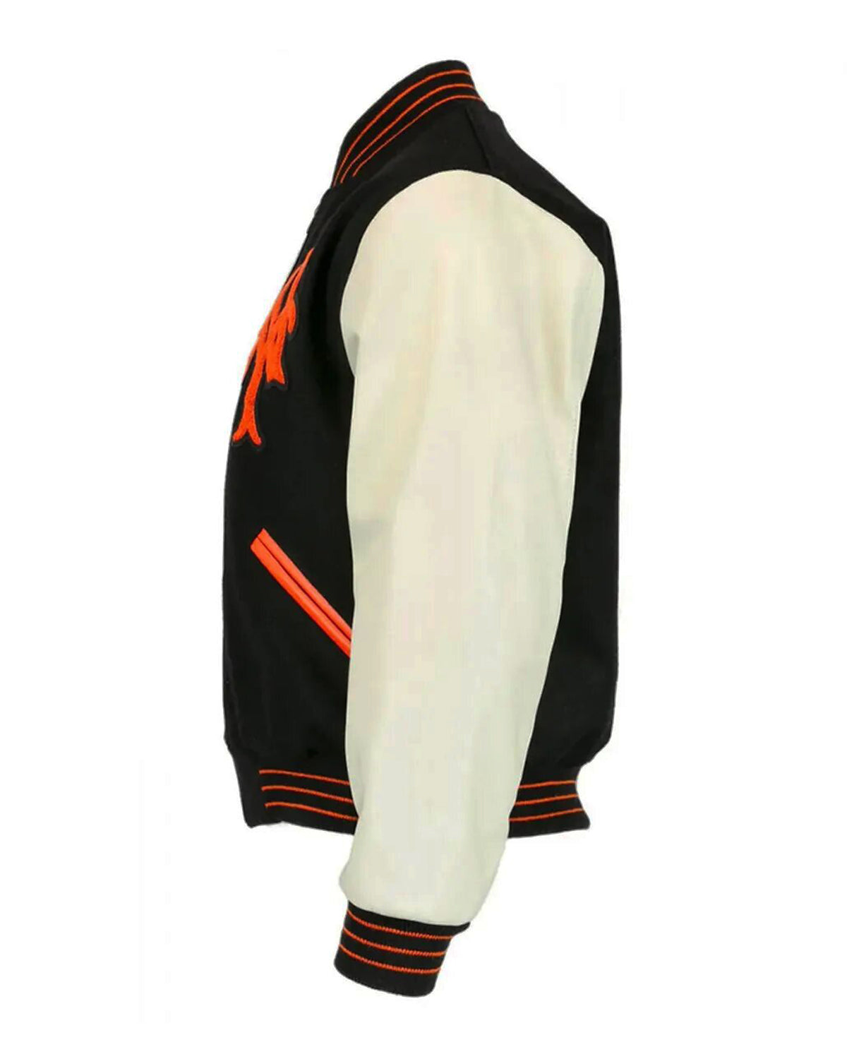 1951 NY Giants Letterman Black and White Jacket - Main product image