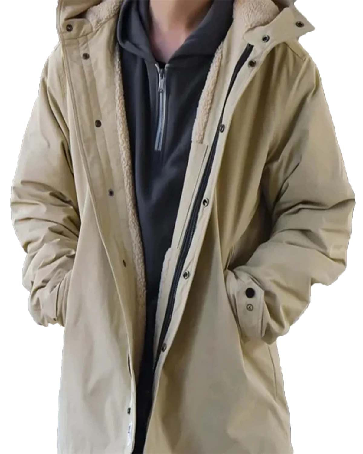 Resident Evil Village Ethan Winters Beige Leather Jacket