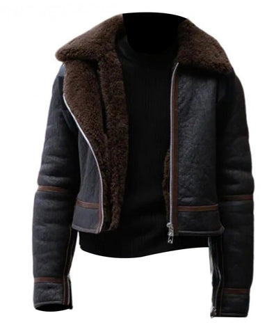 Power Book II S02 Ghost Tariq St Patrick Shearling Jacket