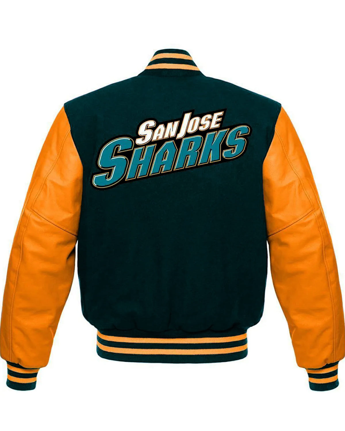 San Jose Sharks Letterman Varsity Jacket