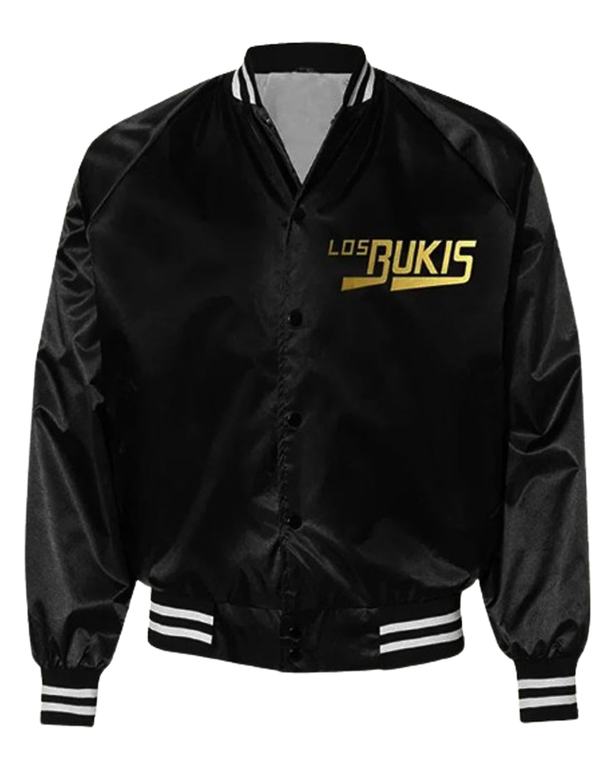 Los Bukis Red Satin Varsity Bomber Jacket