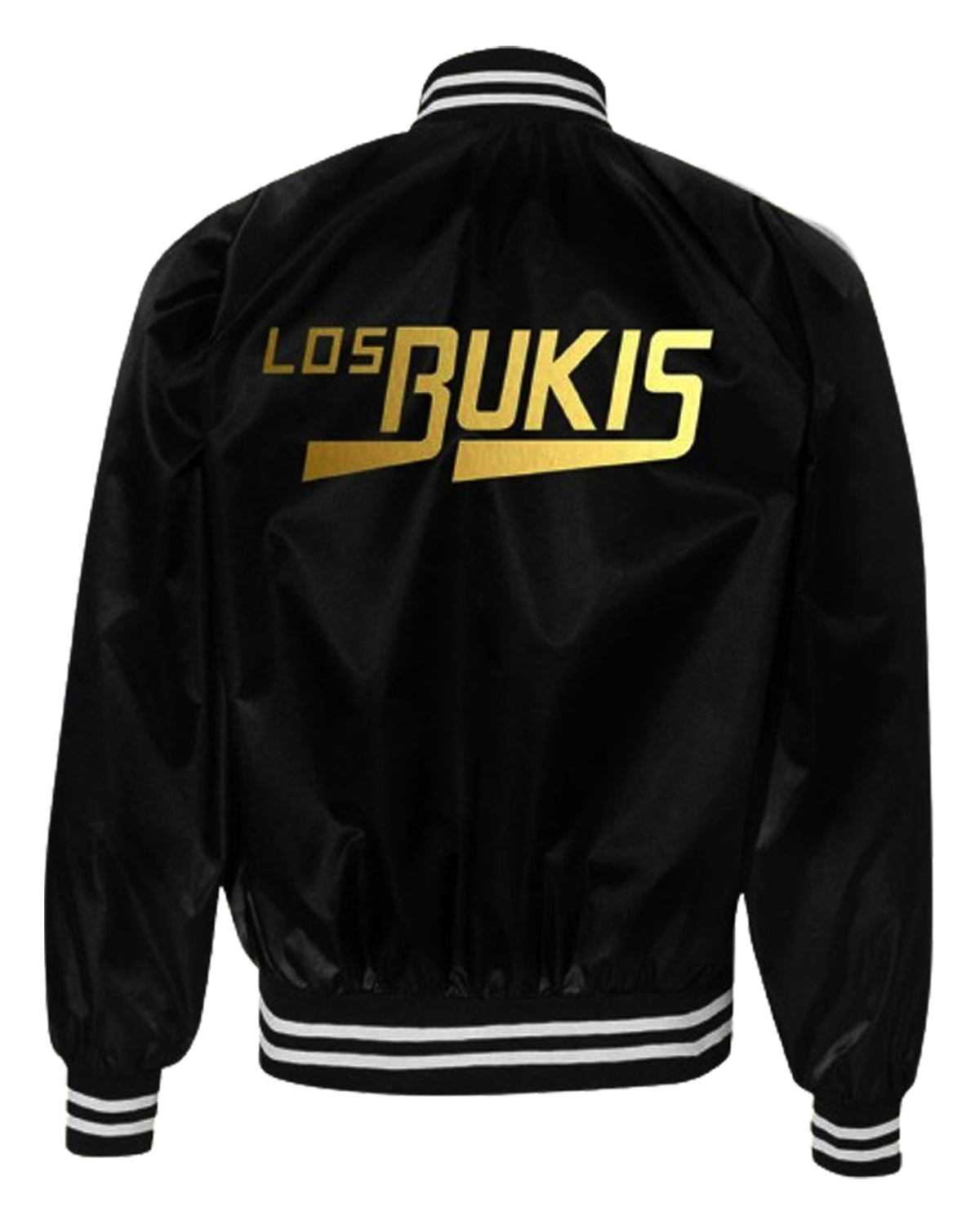 Los Bukis Red Satin Varsity Bomber Jacket