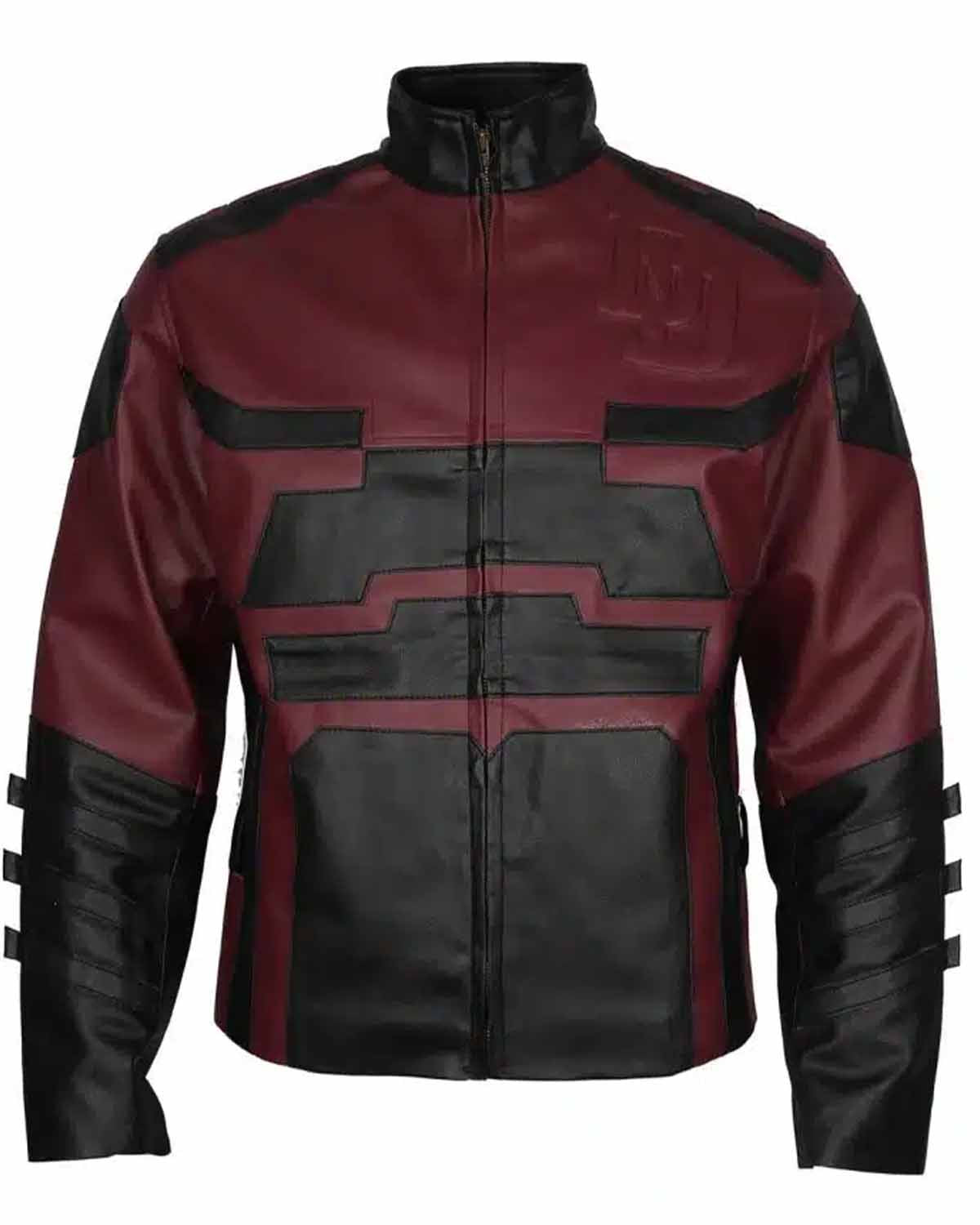Elite Charlie Cox Daredevil Maroon Leather Jacket