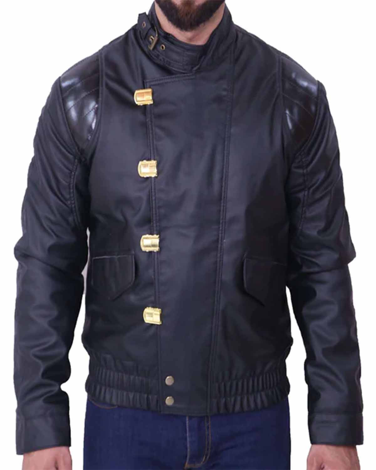 Elite Akira Kaneda Black Leather Jacket