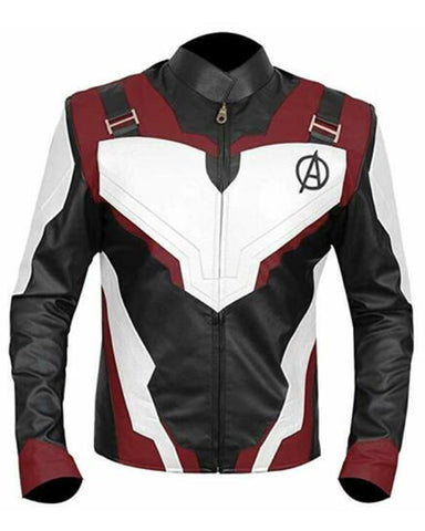 Elite Avengers Endgame Quantum Captain America Leather Jacket for Mens in New york