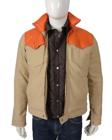 Yellowstone Beige Orange Cotton Jacket | Elite Jacket