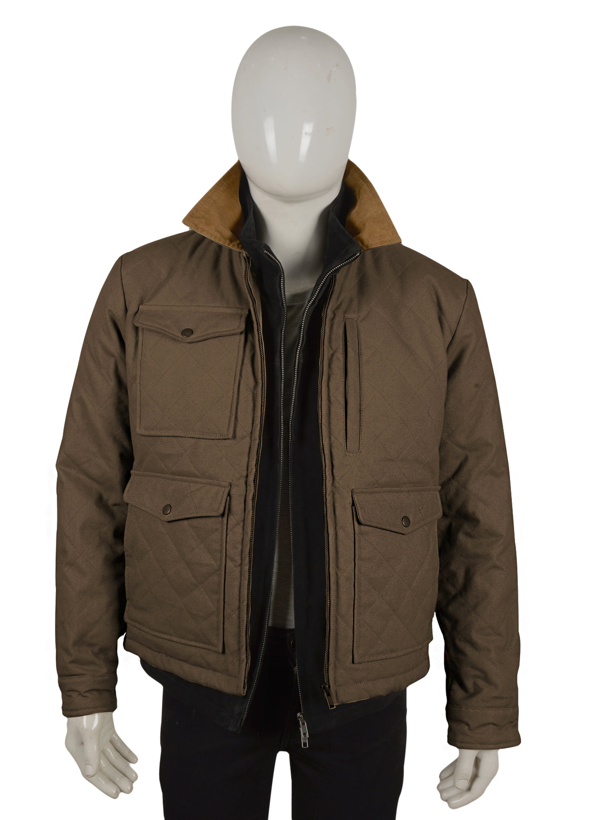 Elite Yellowstone SO5 Brown Quilted Jacket
