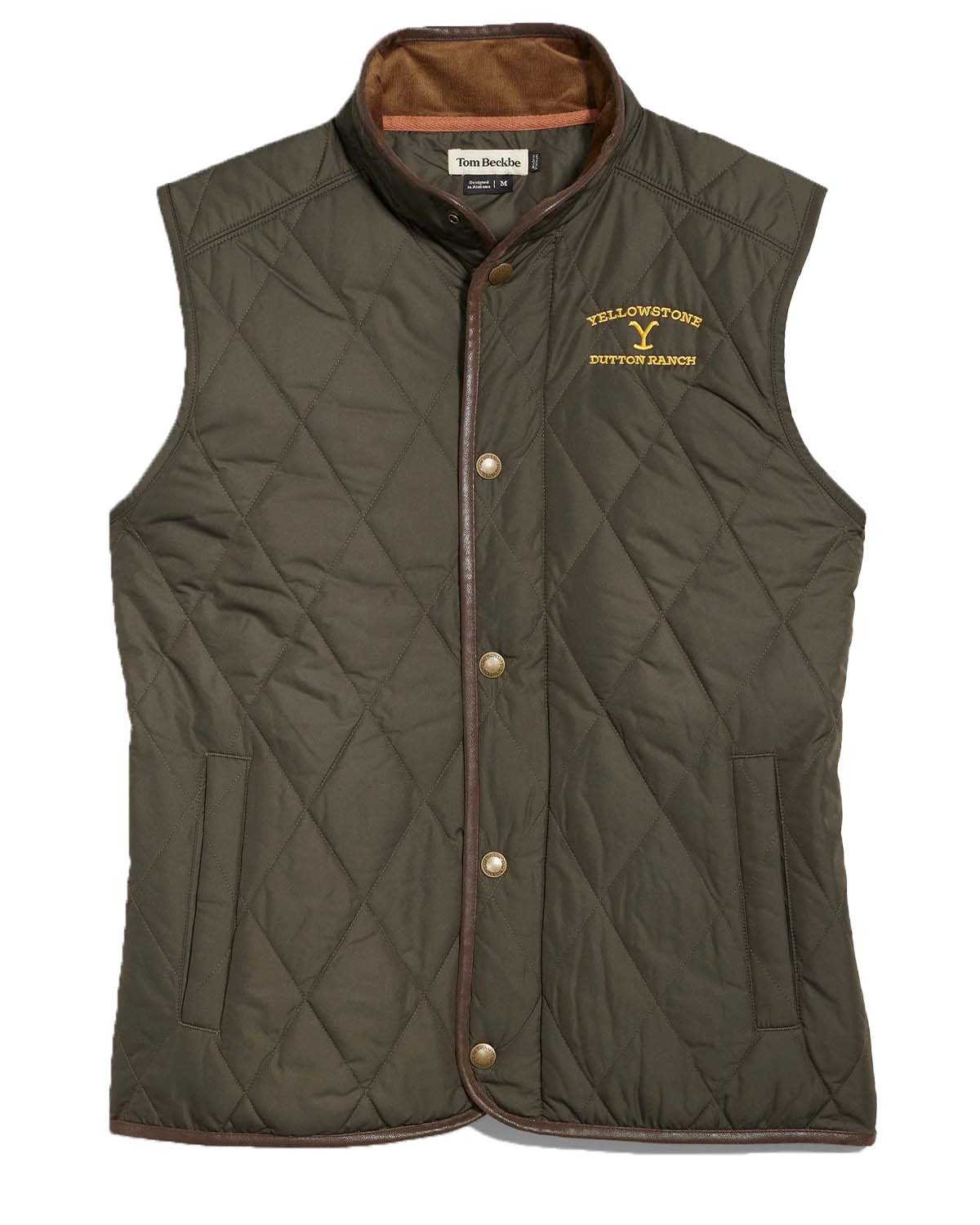 Elite Quilted Yellowstone Logo Vest