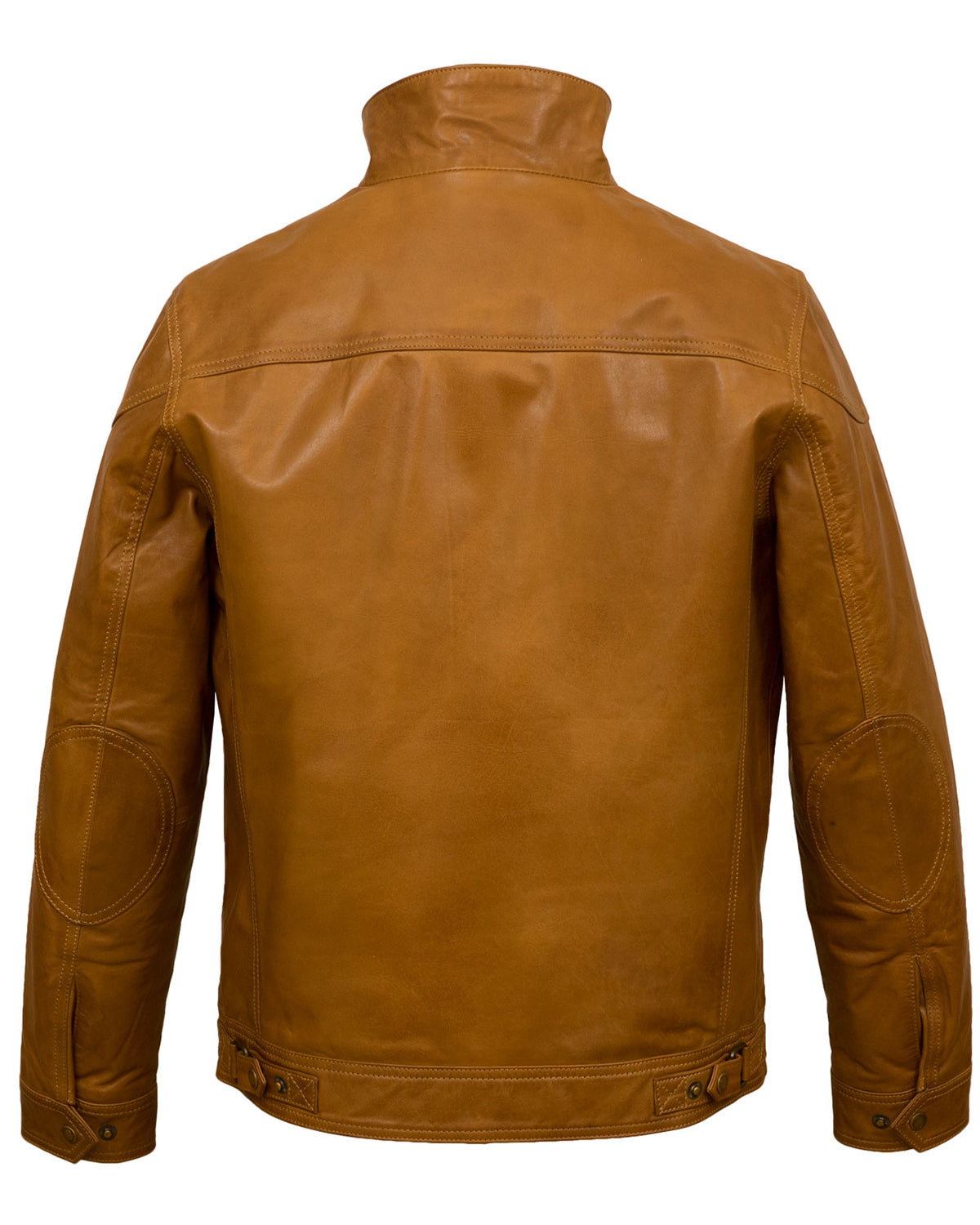 Tanned Brown Leather Jacket For Men | Elite Jacket